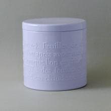 Dóza plechová 125g "THÉ ÉLÉGANT" bílá —