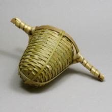 Bambusové sítko 60 mm s oboustranným úchytem —