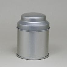 Dóza plechová 25g R "DOME" - stříbrná —